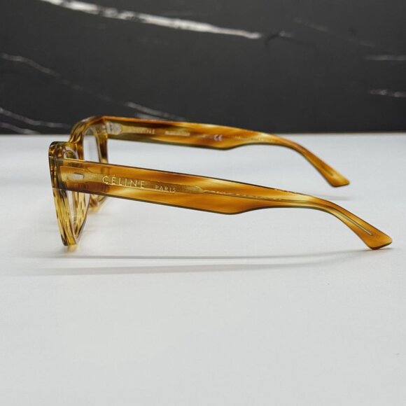 NEW CL50011I 056 CELINE EYEGLASSES HAVANA UNISEX EYEWEAR CELINE  CL 50011I - Picture 7 of 11